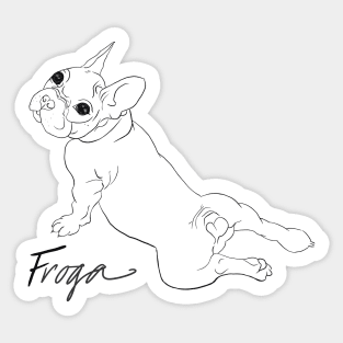 Froga Tshirt Sticker